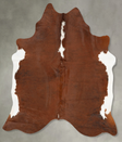 Hereford X-Large Brazilian Cowhide Rug 7'3"H x 6'1"W #B28465 by Hudson Hides