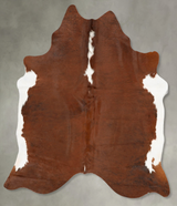 Hereford X-Large Brazilian Cowhide Rug 7'3"H x 6'1"W #B28465 by Hudson Hides