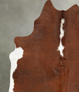 Hereford X-Large Brazilian Cowhide Rug 7'3"H x 6'1"W #B28465 by Hudson Hides