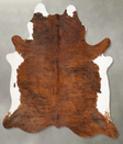 Medium Brindle XX-Large Brazilian Cowhide Rug 8'7"H x 7'5"W #B28474 by Hudson Hides