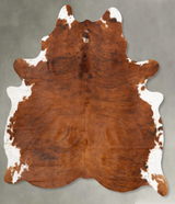 Medium Brindle XX-Large Brazilian Cowhide Rug 7'9"H x 6'6"W #B28497 by Hudson Hides