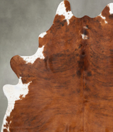 Medium Brindle XX-Large Brazilian Cowhide Rug 7'9"H x 6'6"W #B28497 by Hudson Hides