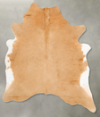 Beige X-Large Brazilian Cowhide Rug 7'8"H x 6'4"W #B28536 by Hudson Hides