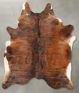 Dark Brindle XX-Large Brazilian Cowhide Rug 7'11"H x 6'8"W #B28541 by Hudson Hides