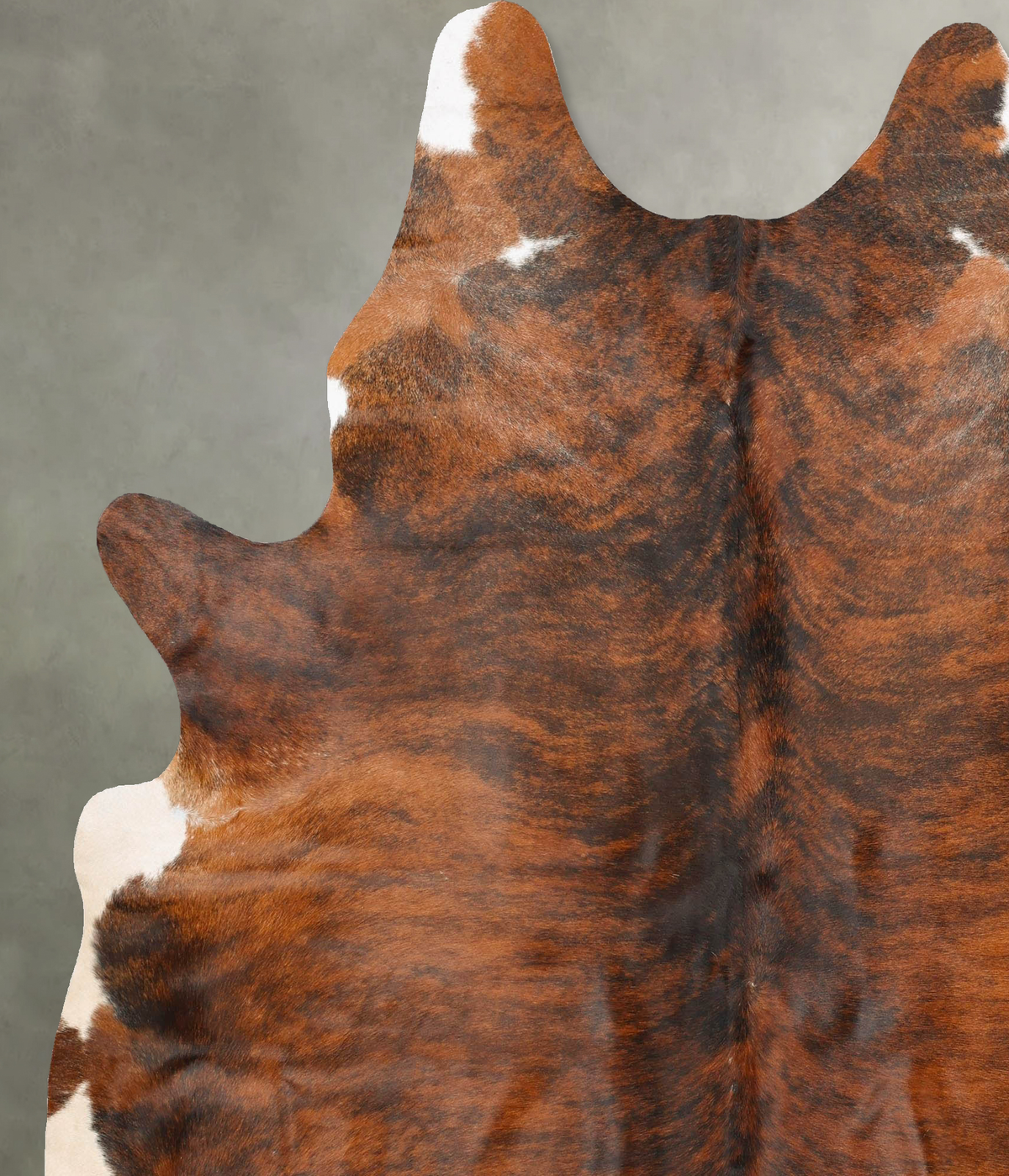 Dark Brindle XX-Large Brazilian Cowhide Rug 7'11"H x 6'8"W #B28541 by Hudson Hides