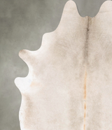 Champagne XX-Large Brazilian Cowhide Rug 8'7"H x 7'4"W #B28555 by Hudson Hides