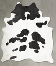 Black and White XX-Large Brazilian Cowhide Rug 8'2"H x 6'7"W #B28574 by Hudson Hides