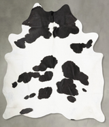 Black and White XX-Large Brazilian Cowhide Rug 8'2"H x 6'7"W #B28574 by Hudson Hides