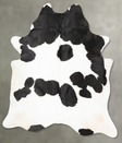 Black and White XX-Large Brazilian Cowhide Rug 8'6"H x 6'5"W #B28575 by Hudson Hides