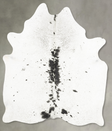 Black and White X-Large Brazilian Cowhide Rug 7'3"H x 5'9"W #B28584 by Hudson Hides