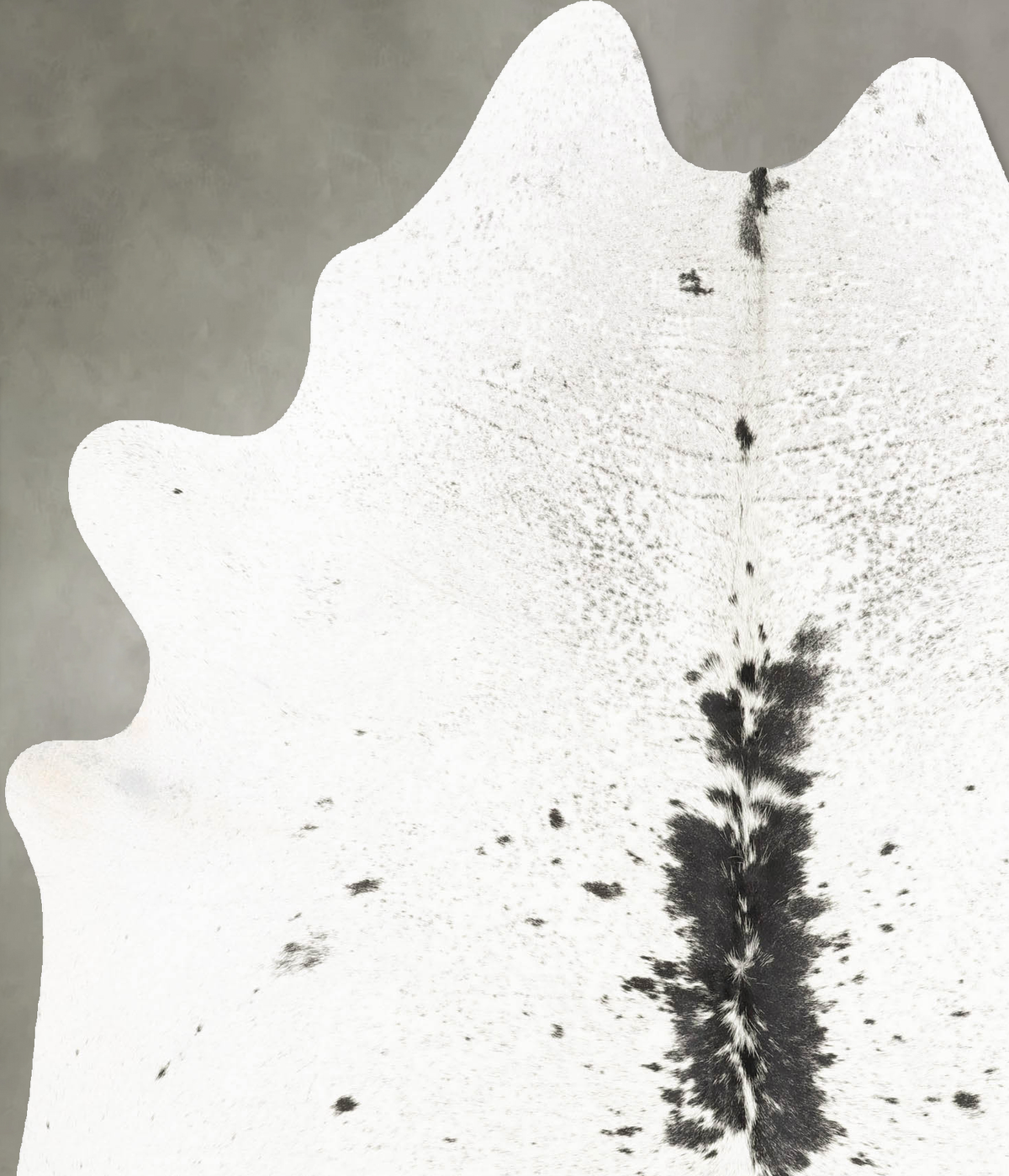 Black and White X-Large Brazilian Cowhide Rug 7'3"H x 5'9"W #B28584 by Hudson Hides