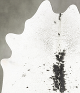 Black and White X-Large Brazilian Cowhide Rug 7'3"H x 5'9"W #B28584 by Hudson Hides