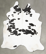 Black and White XX-Large Brazilian Cowhide Rug 9'3"H x 7'1"W #B28588 by Hudson Hides