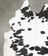 Black and White XX-Large Brazilian Cowhide Rug 9'3"H x 7'1"W #B28588 by Hudson Hides