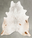 Salt and Pepper Black XX-Large Brazilian Cowhide Rug 8'0"H x 6'7"W #B28593 by Hudson Hides