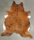 Medium Brindle XX-Large Brazilian Cowhide Rug 8'9"H x 7'6"W #B28601 by Hudson Hides