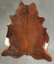 Medium Brindle XX-Large Brazilian Cowhide Rug 7'11"H x 6'10"W #B28604 by Hudson Hides
