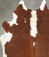 Hereford X-Large Brazilian Cowhide Rug 7'1"H x 6'5"W #B28606 by Hudson Hides