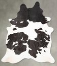 Black and White XX-Large Brazilian Cowhide Rug 8'2"H x 6'4"W #B28607 by Hudson Hides