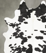 Black and White XX-Large Brazilian Cowhide Rug 9'3"H x 7'4"W #B28610 by Hudson Hides
