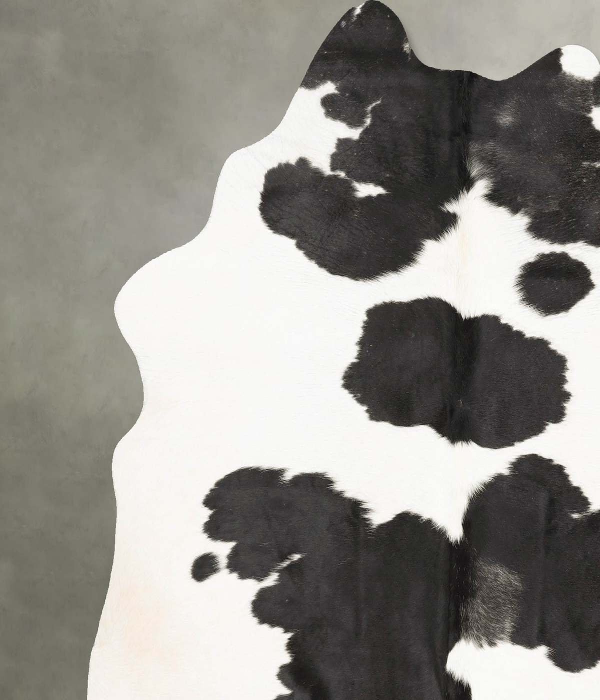 Black and White Cowhide Rug #B28614