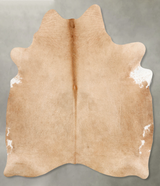 Palomino X-Large Brazilian Cowhide Rug 7'10"H x 6'2"W #B28619 by Hudson Hides