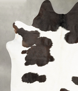 Black and White XX-Large Brazilian Cowhide Rug 7'11"H x 6'9"W #B28622 by Hudson Hides