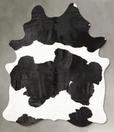 Black and White XX-Large Brazilian Cowhide Rug 8'6"H x 6'4"W #B28632 by Hudson Hides