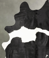 Black and White XX-Large Brazilian Cowhide Rug 8'6"H x 6'4"W #B28632 by Hudson Hides