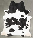 Black and White XX-Large Brazilian Cowhide Rug 8'6"H x 6'7"W #B28634 by Hudson Hides