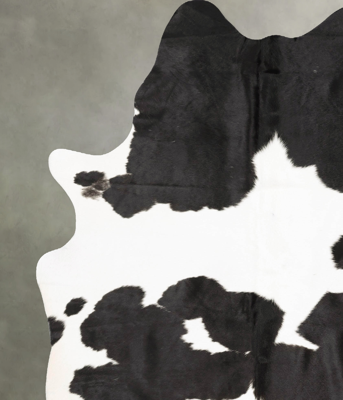 Black and White Cowhide Rug #B28634