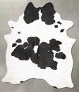 Black and White XX-Large Brazilian Cowhide Rug 9'0"H x 7'0"W #B28652 by Hudson Hides