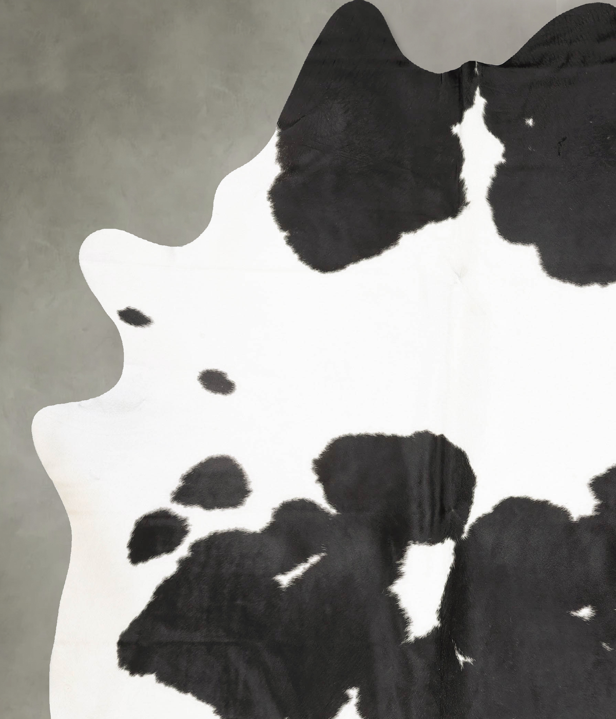 Black and White Cowhide Rug #B28652