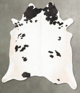 Black and White XX-Large Brazilian Cowhide Rug 7'11"H x 6'8"W #B28654 by Hudson Hides
