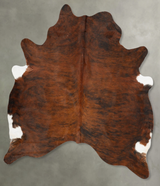 Dark Brindle X-Large Brazilian Cowhide Rug 7'4"H x 6'0"W #B28657 by Hudson Hides