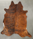 Dark Brindle XX-Large Brazilian Cowhide Rug 7'4"H x 6'10"W #B28660 by Hudson Hides