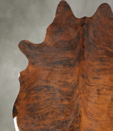Dark Brindle XX-Large Brazilian Cowhide Rug 7'4"H x 6'10"W #B28660 by Hudson Hides