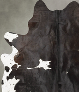 Black and White X-Large Brazilian Cowhide Rug 7'7"H x 6'5"W #B28666 by Hudson Hides
