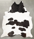 Black and White XX-Large Brazilian Cowhide Rug 9'1"H x 7'1"W #B28671 by Hudson Hides