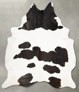 Black and White XX-Large Brazilian Cowhide Rug 9'1"H x 7'1"W #B28671 by Hudson Hides