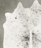 Salt and Pepper Black X-Large Brazilian Cowhide Rug 7'5"H x 6'5"W #B28699 by Hudson Hides