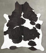 Black and White XX-Large Brazilian Cowhide Rug 8'4"H x 6'10"W #B28705 by Hudson Hides