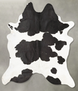 Black and White XX-Large Brazilian Cowhide Rug 8'3"H x 6'8"W #B28707 by Hudson Hides