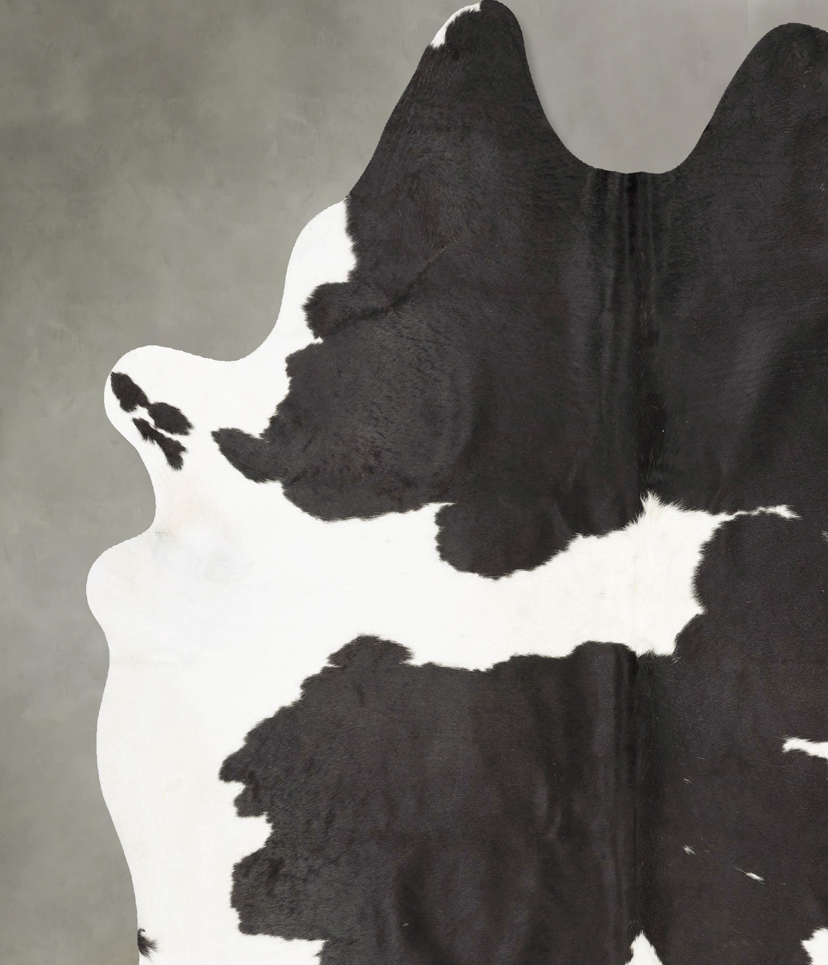 Black and White XX-Large Brazilian Cowhide Rug 8'3"H x 6'8"W #B28707 by Hudson Hides