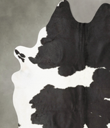 Black and White XX-Large Brazilian Cowhide Rug 8'3"H x 6'8"W #B28707 by Hudson Hides