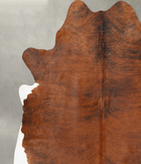 Medium Brindle XX-Large Brazilian Cowhide Rug 7'9"H x 7'2"W #B28708 by Hudson Hides