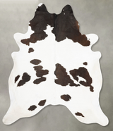 Black and White XX-Large Brazilian Cowhide Rug 8'11"H x 7'6"W #B28711 by Hudson Hides