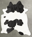Black and White XX-Large Brazilian Cowhide Rug 7'7"H x 6'9"W #B28728 by Hudson Hides
