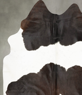 Black and White XX-Large Brazilian Cowhide Rug 8'2"H x 6'8"W #B28729 by Hudson Hides