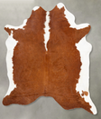 Hereford XX-Large Brazilian Cowhide Rug 8'1"H x 6'6"W #B28733 by Hudson Hides